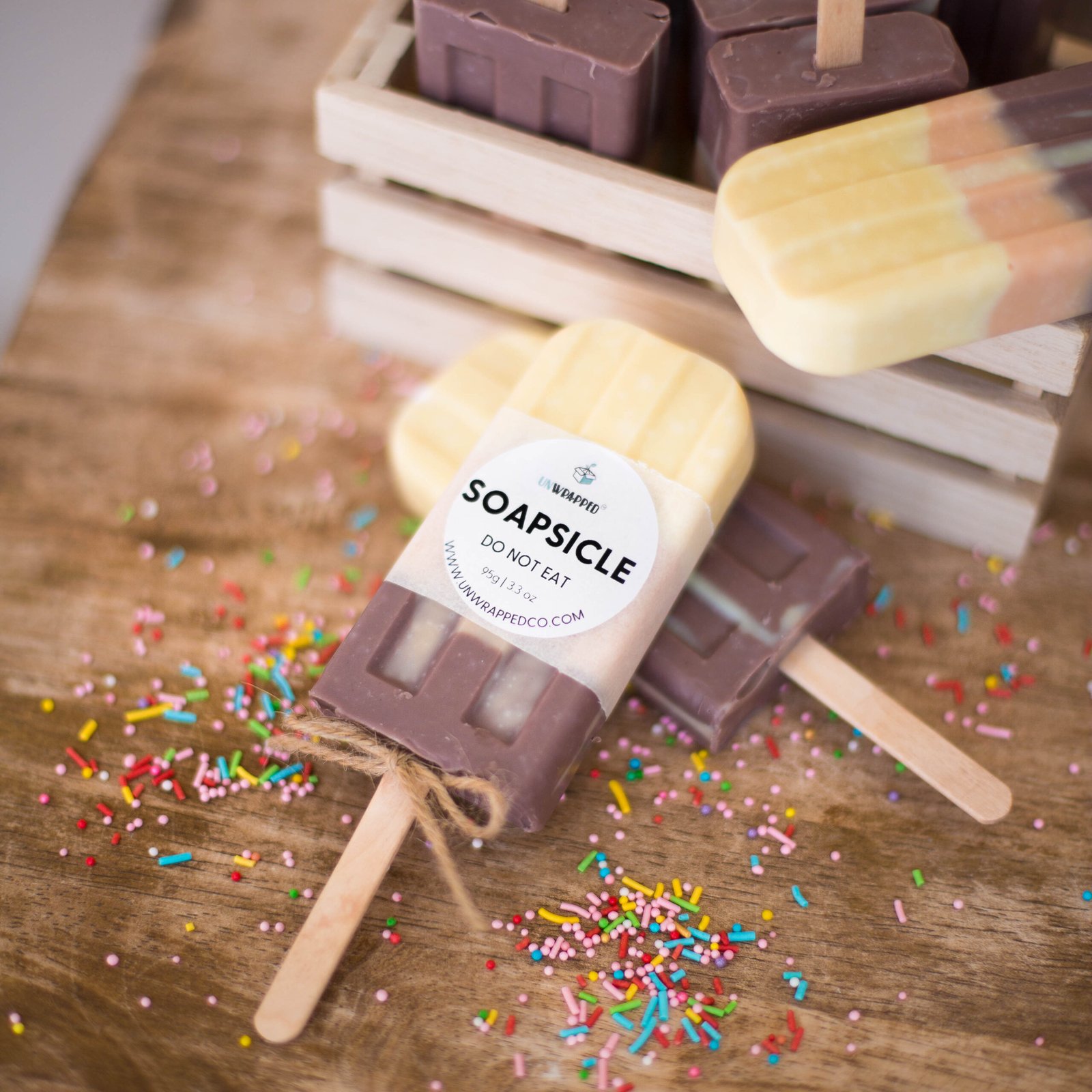 Soapsicle Soap Bar in Shape of Popsicle